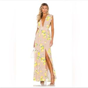 MAJORELLE sweet Pea dress in Tan: S